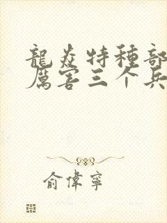 龙焱特种部队最厉害三个兵封面