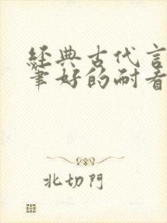 经典古代言情文笔好的耐看的小说封面