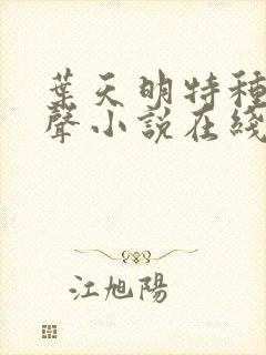 叶天明特种兵有声小说在线听