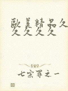 欧美精品久久久久久久久