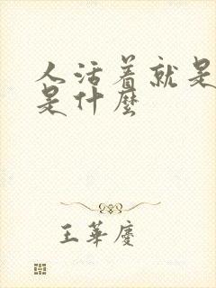 人活着就是意义是什么