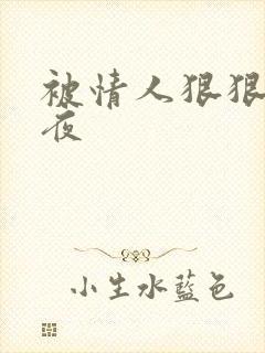 被情人狠狠操一夜