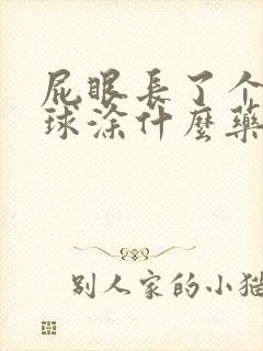 屁眼长了个小肉球涂什么药膏