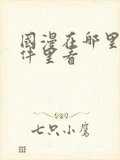 国漫在哪里个软件里看