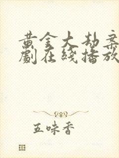 黄金大劫案电视剧在线播放