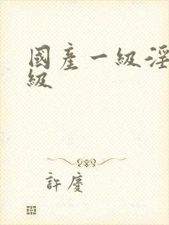 国产一级淫片a级