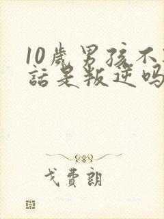 10岁男孩不听话是叛逆吗