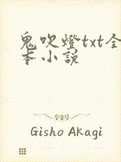 鬼吹灯txt全本小说