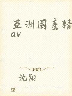亚洲国产精品精av