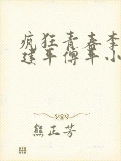 疯狂青春李艳陈建平傅平小说