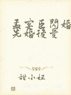 孟宴臣闪婚之后先婚后爱