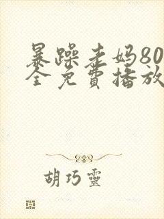 暴躁老妈80集全免费播放电视剧下载