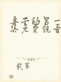 妻子的另一面全集免费观看动漫