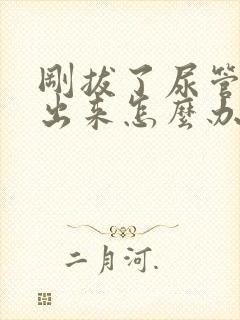 刚拔了尿管尿不出来怎么办