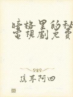 暗格里的秘密 电视剧免费观看