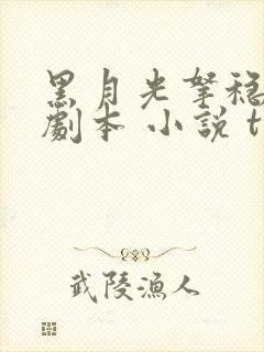 黑月光拿稳be剧本 小说 txt