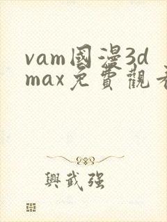 vam国漫3dmax免费观看封面