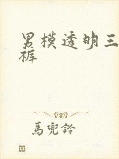 男模透明三角内裤