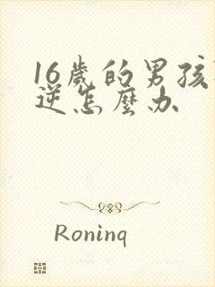 16岁的男孩叛逆怎么办