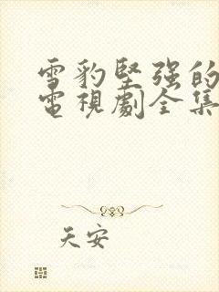 雪豹坚强的岁月电视剧全集播放