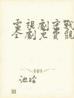 电视剧密战无声全剧免费观看