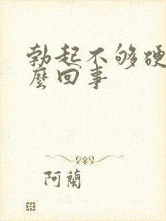 勃起不够硬是怎么回事封面