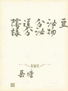 阴道分泌豆腐渣样分泌物