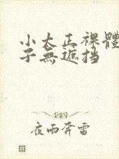 小太正裸体脱裤子无遮挡