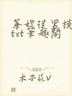 华娱从男模开始txt笔趣阁