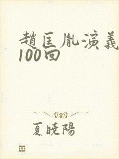 赵匡胤演义评书100回封面