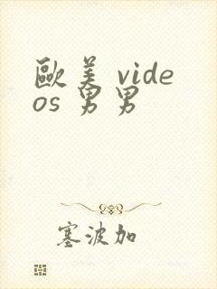 欧美 videos 男男