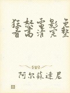 狂怒电影免费观看高清完整版在线