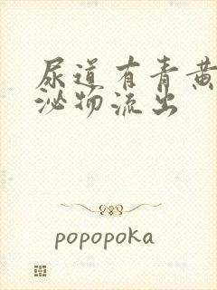 尿道有青黄色分泌物流出