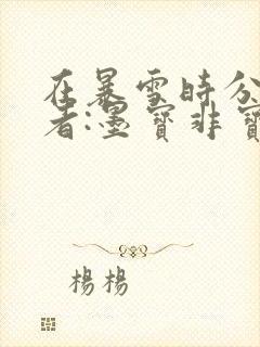 在暴雪时分》作者:墨宝非宝