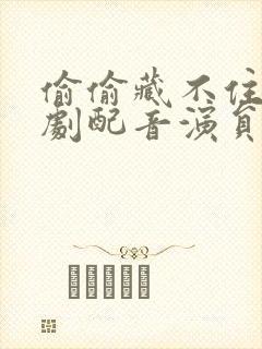 偷偷藏不住广播剧配音演员表