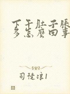 下午肚子胀气屁多怎么回事