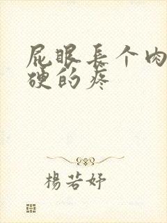 屁眼长个肉球硬硬的疼