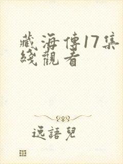 藏海传17集在线观看