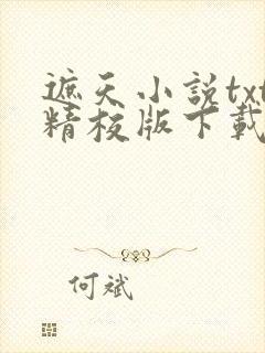 遮天小说txt精校版下载