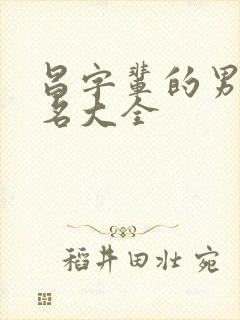 昌字辈的男孩取名大全