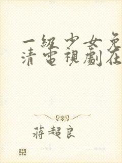 一级少女免费高清电视剧在线观看