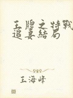 王牌之特战军少追妻结局封面