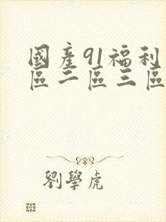 国产91福利一区二区三区