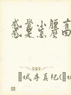 感觉小腹有下坠感是怎么回事