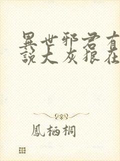 异世邪君有声小说大灰狼在线收听