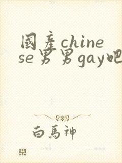 国产chinese男男gay吧