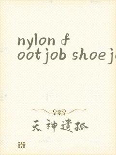 nylon footjob shoejob girl