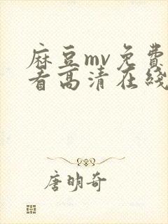 麻豆mv免费观看高清在线播放