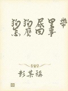 狗狗尿里带血块怎么回事