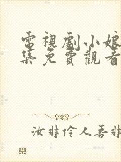 电视剧小娘惹全集免费观看